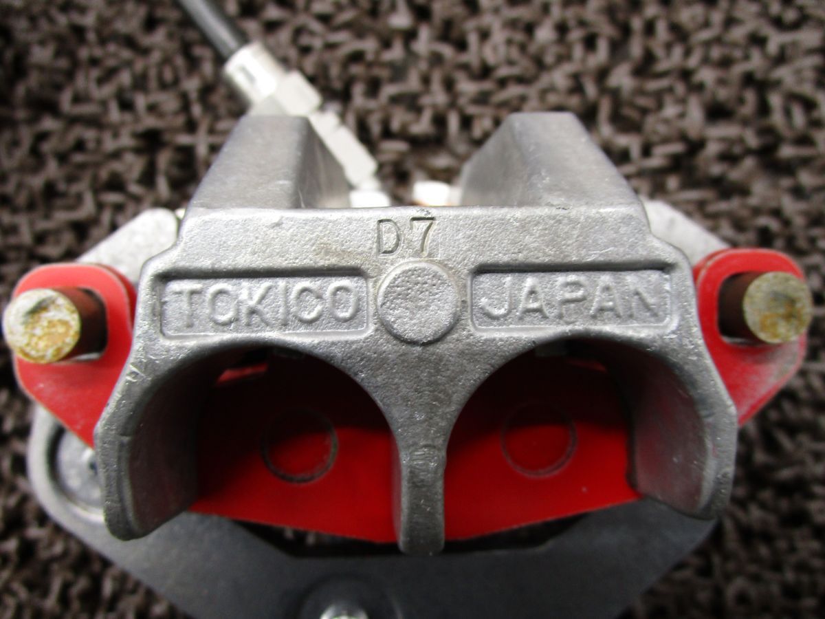 カワサキ フロントブレーキキャリパー ザンザス ZR400D XANTHUS カワサキ 金髪ブレーキキャリパー-caliper ザンザス ZR400D xanthus