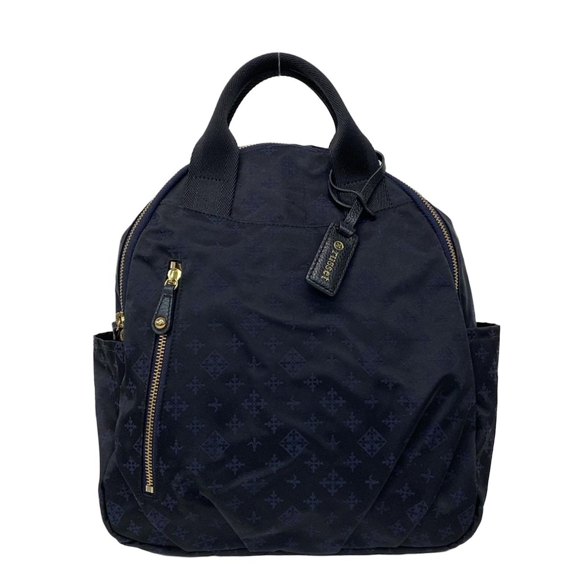 russet(ラシット) リュックサック - 黒×ダークネイビー レザー - メルカリ