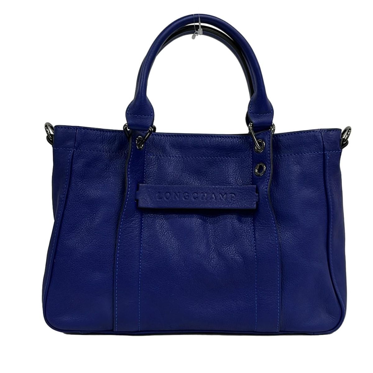 LONGCHAMP(ロンシャン) トートバッグ美品 ロンシャン3D ネイビー 