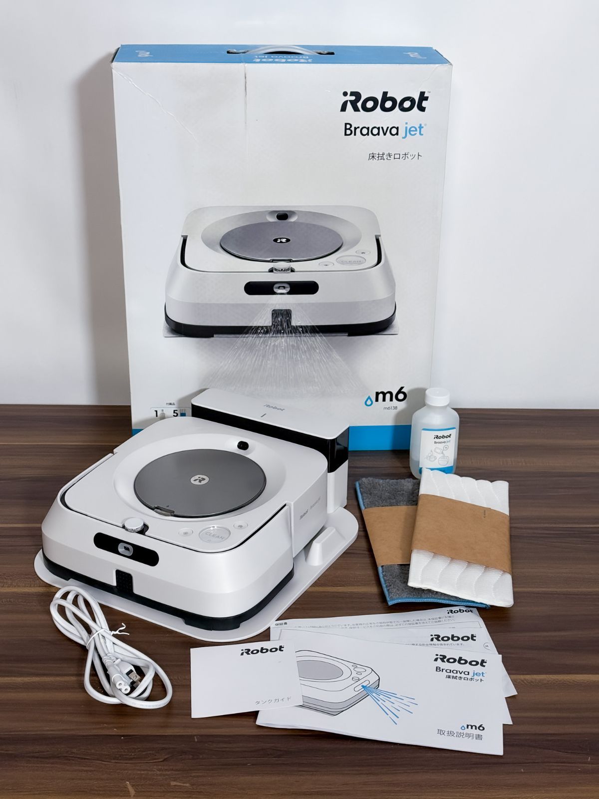 iRobot Braava jet ブラーバジェットM6 (中古) iRobot ブラーバジェット m6 床拭きロボット 中古動作確認済 - メルカリ