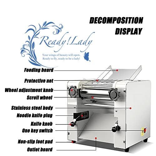 パスタ製造機 家庭用 業務用電動麺 餃子メーカー 製麺機 パスタマシン 2200 W業務用製麺機 丸包丁 広刃包丁 リングイネ包丁
