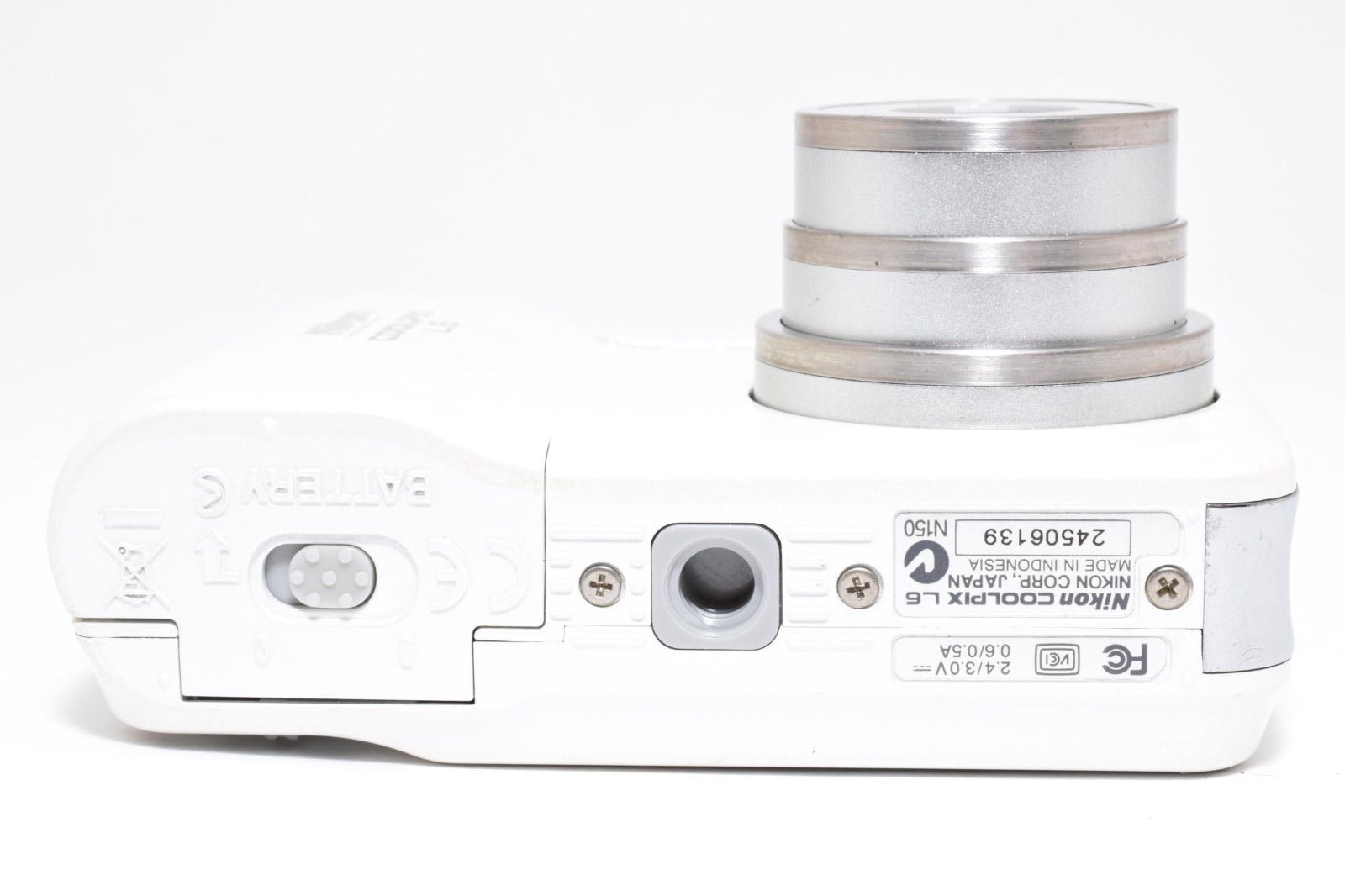 Nikon Coolpix L6 コンパクトデジタルカメラ ニコン Nikon COOLPIX L6 コンパクトデジタルカメラ ホワイト - メルカリ