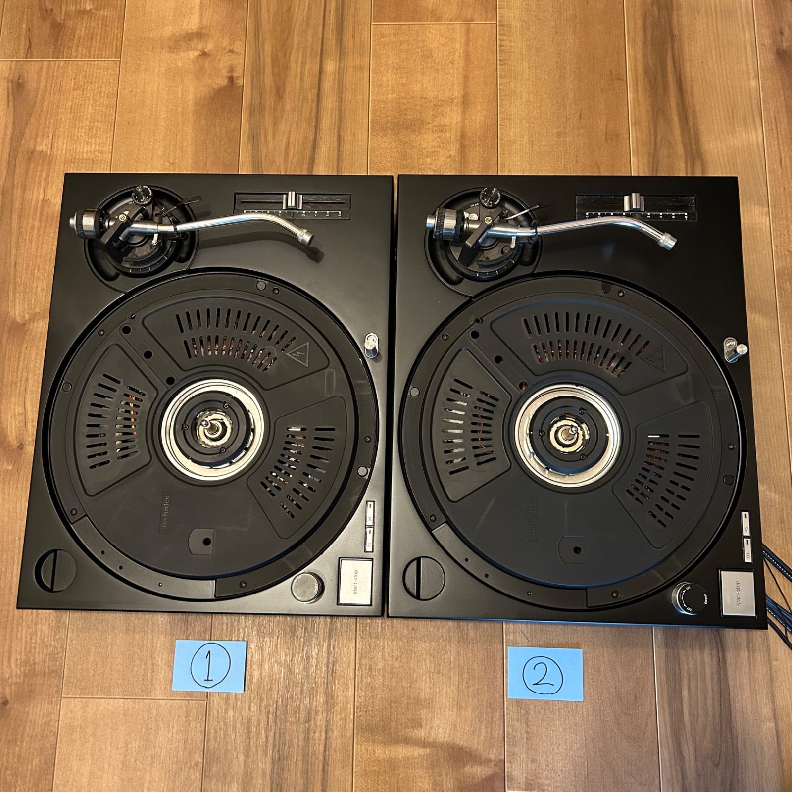 高音質カスタム品》Technics sl1200 mk3 2台セット 動作確認