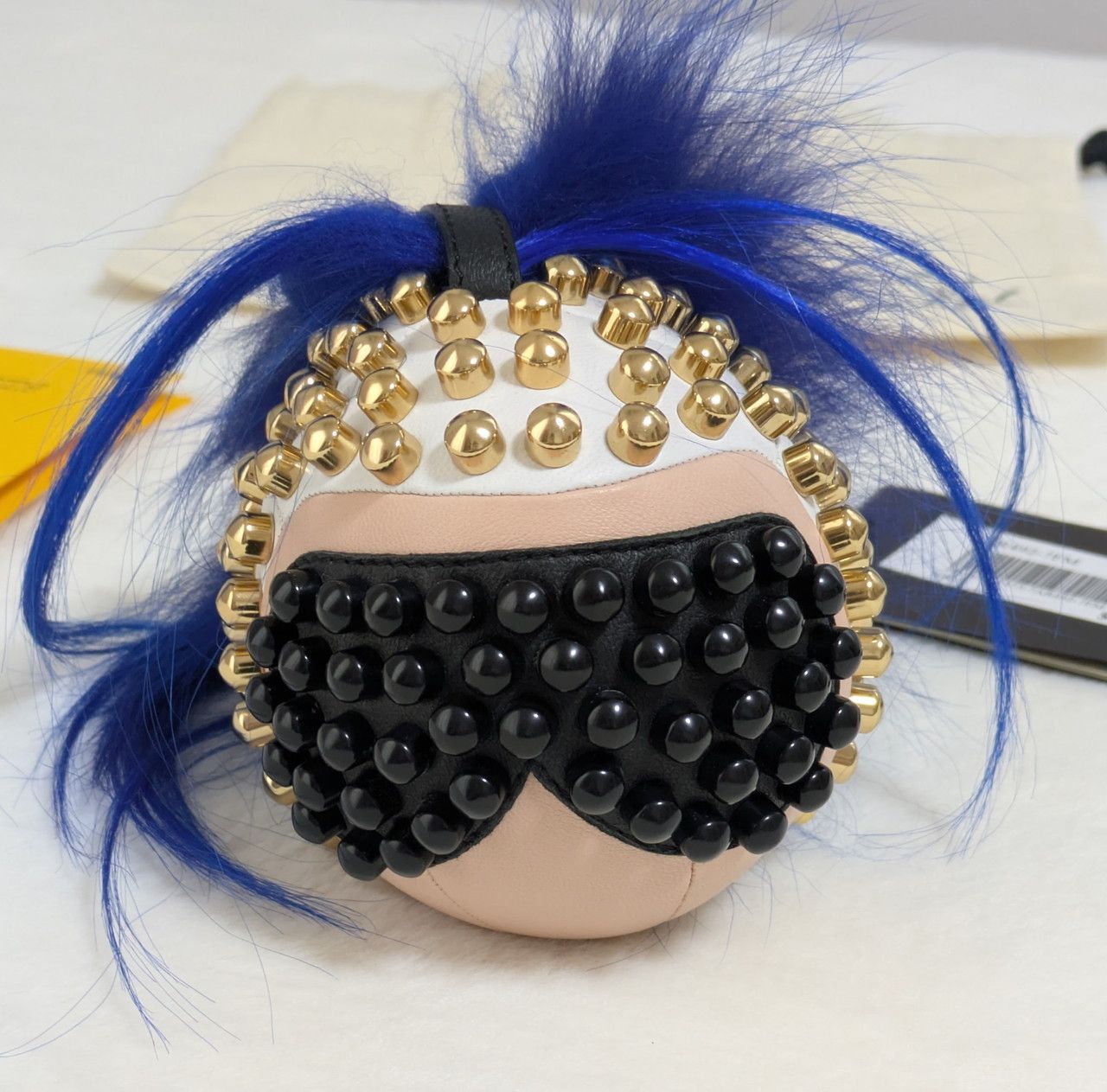 FENDI フェンディ パンキート カール・ラガーフェルド バッグチャーム