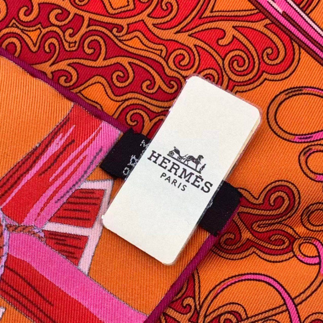 未使用品 HERMES エルメス スカーフ シルク カレ90 Mythes et