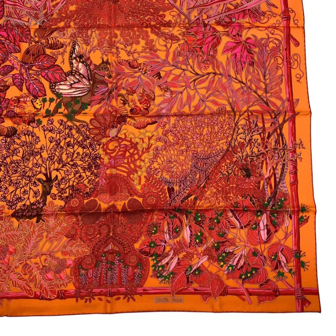 未使用品 HERMES エルメス スカーフ シルク カレ90 Mythes et 