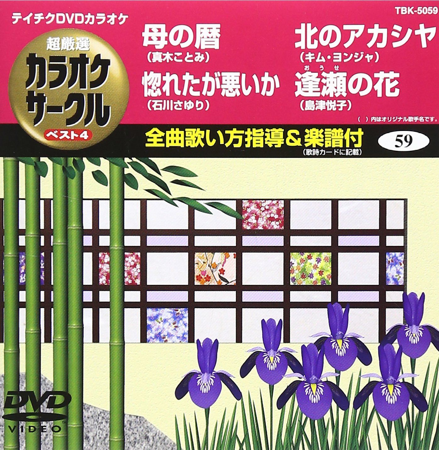 テイチクDVDカラオケ 超厳選 カラオケサークル ベスト4(59)(中古品