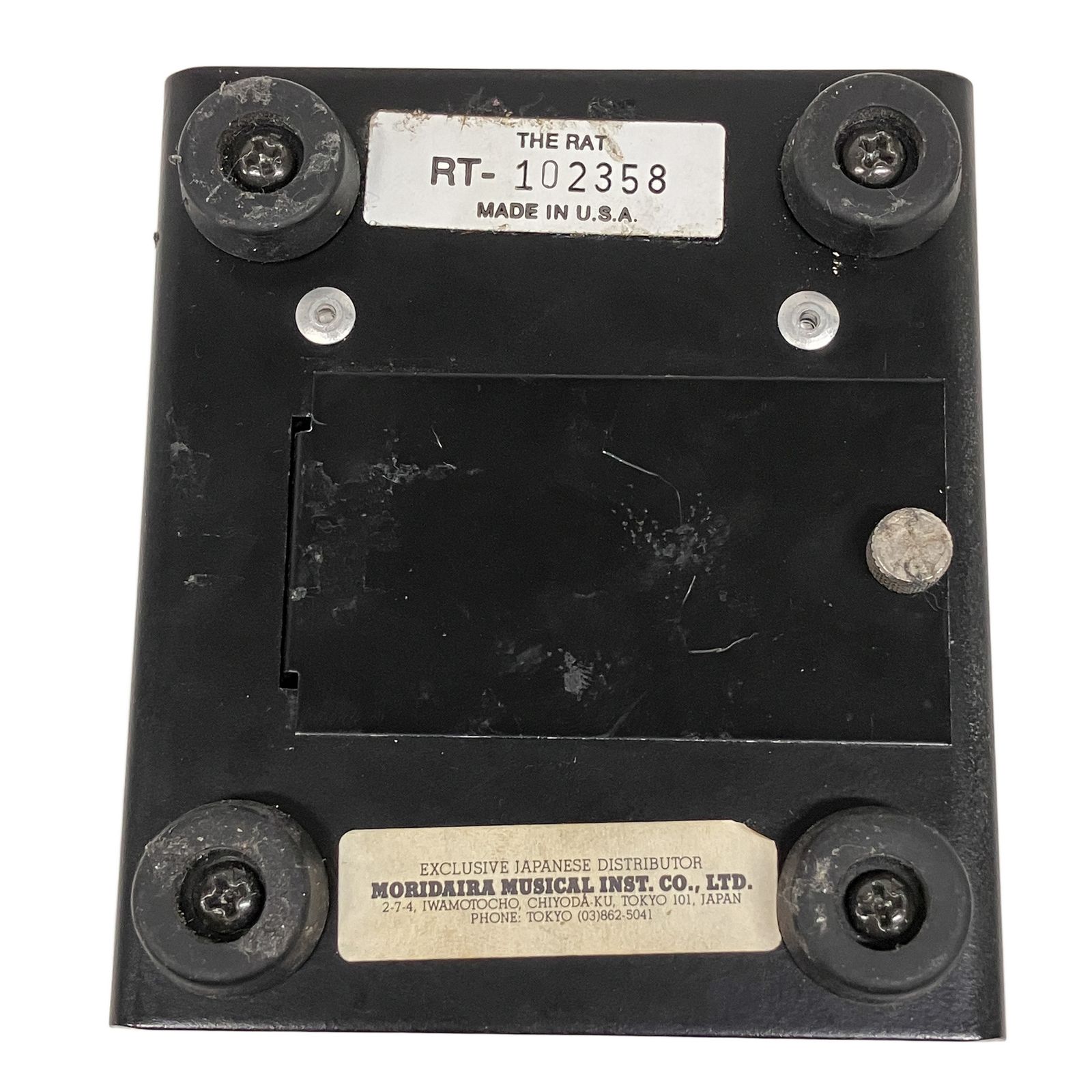 ProCo RAT ディストーションペダル　 エフェクター　ジャンク品 PROCO RAT Black Face ディストーション ギター エフェクター 歪み