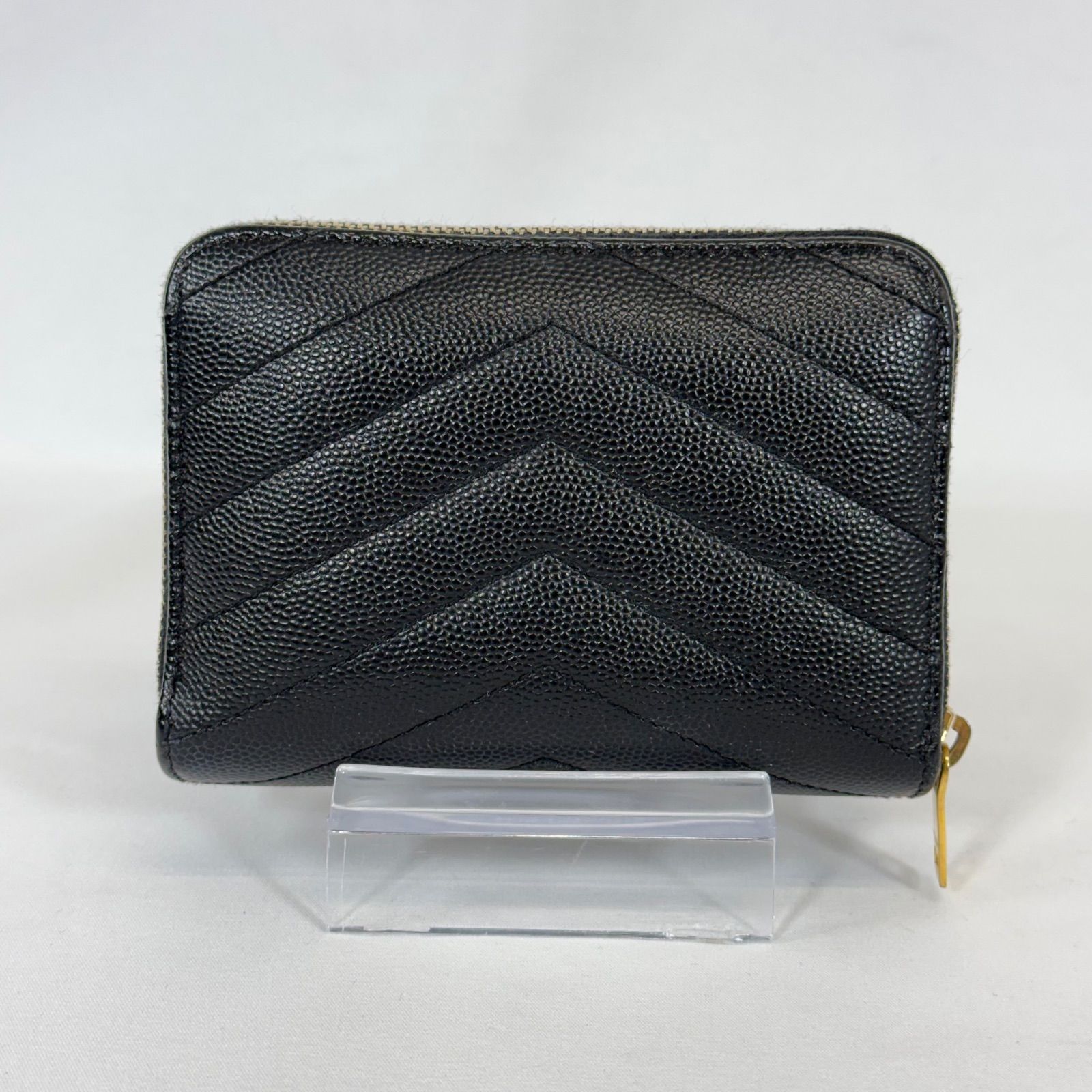 人気・美品】Yves Saint Laurent イヴ サンローラン キャビアスキン