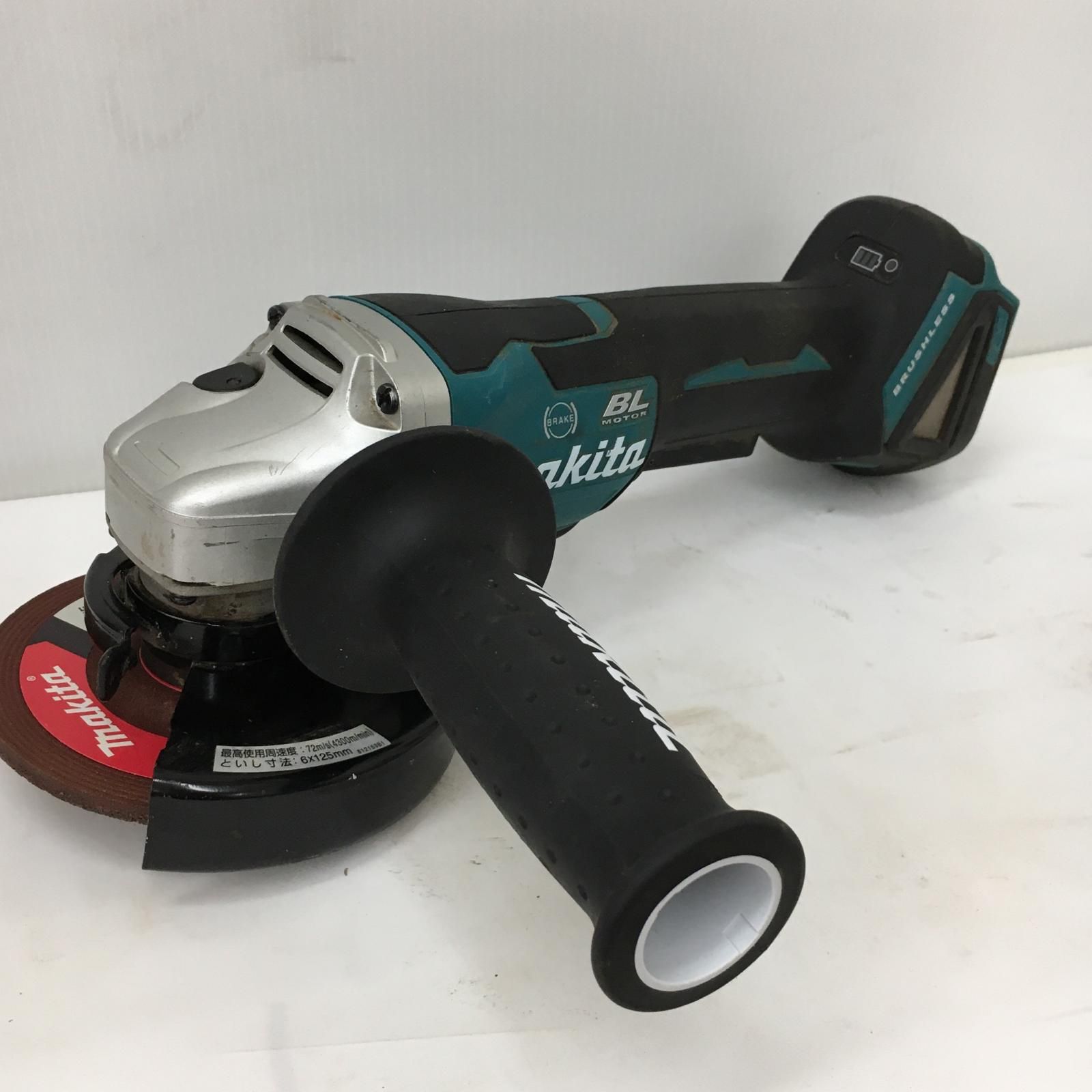 △△MAKITA マキタ 18V 125mm 充電式ディスクグラインダー 本体のみ 