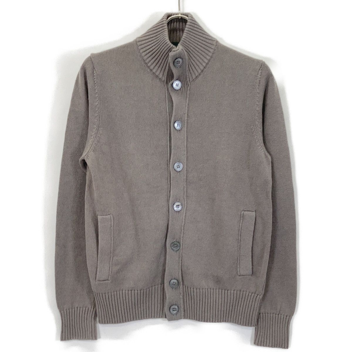 ZANONE ザノーネ ｸﾞﾚｰｼﾞｭ ﾘﾈﾝｺｯﾄﾝ CHIOTO ｽﾀﾝﾄﾞｶﾗｰﾆｯﾄｶｰﾃﾞｨｶﾞﾝ ｼﾞｬｹｯﾄ