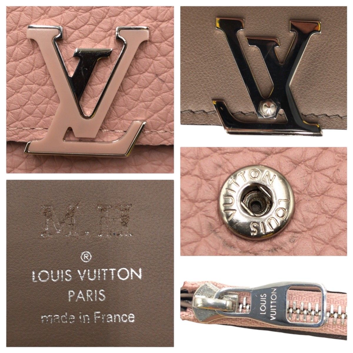 美品 LOUIS VUITTON ルイヴィトン トリヨン ポルトフォイユ カプシーヌ