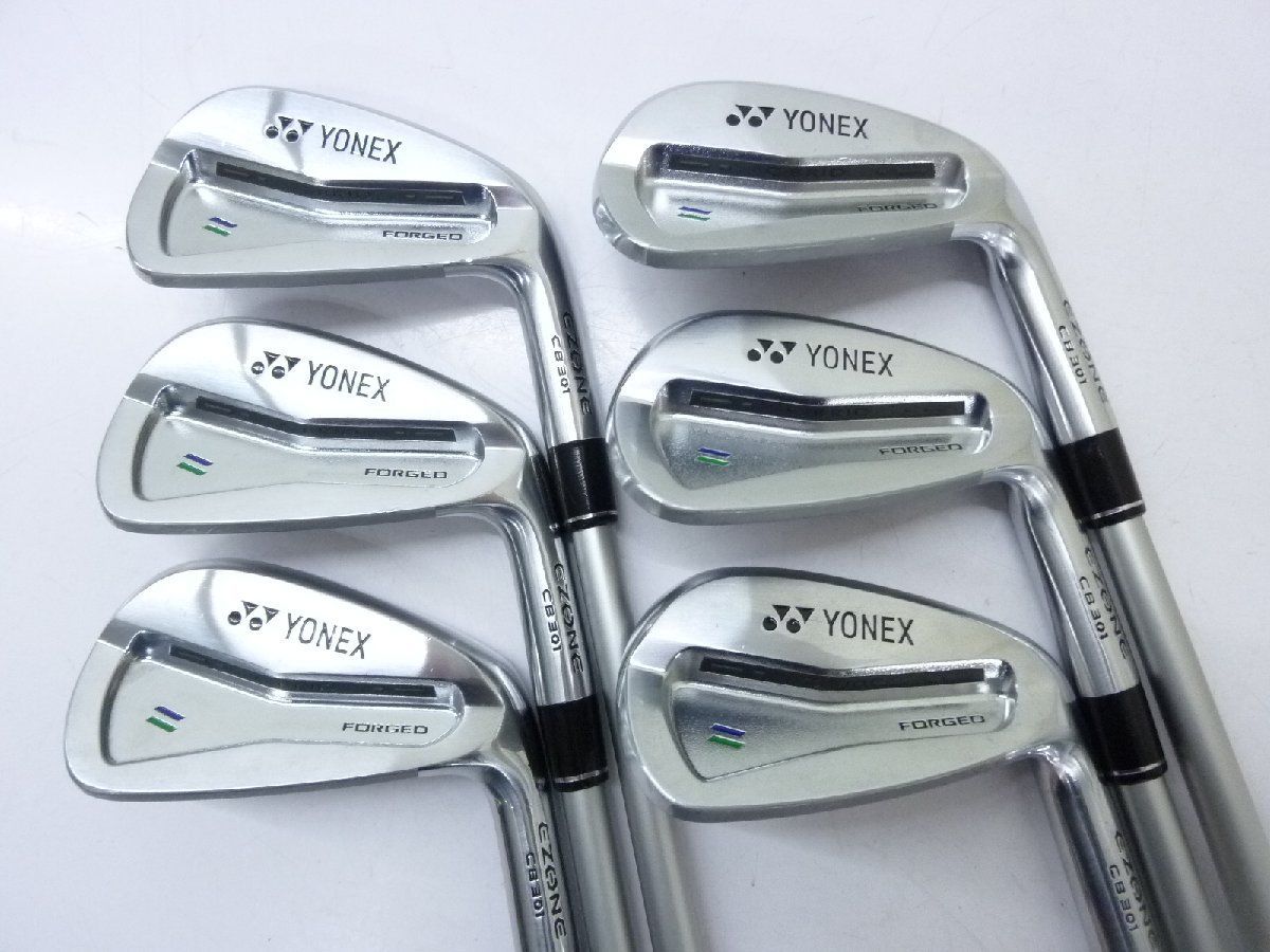 中古品 ヨネックス EZONE CB301 FORGEDアイアン 5-Pw 6本 REXIS KAIZA