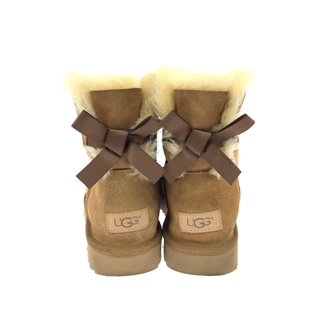 UGG」 ムートンブーツ 24cm ブラウン レディース UGG アグ 表記サイズ 
