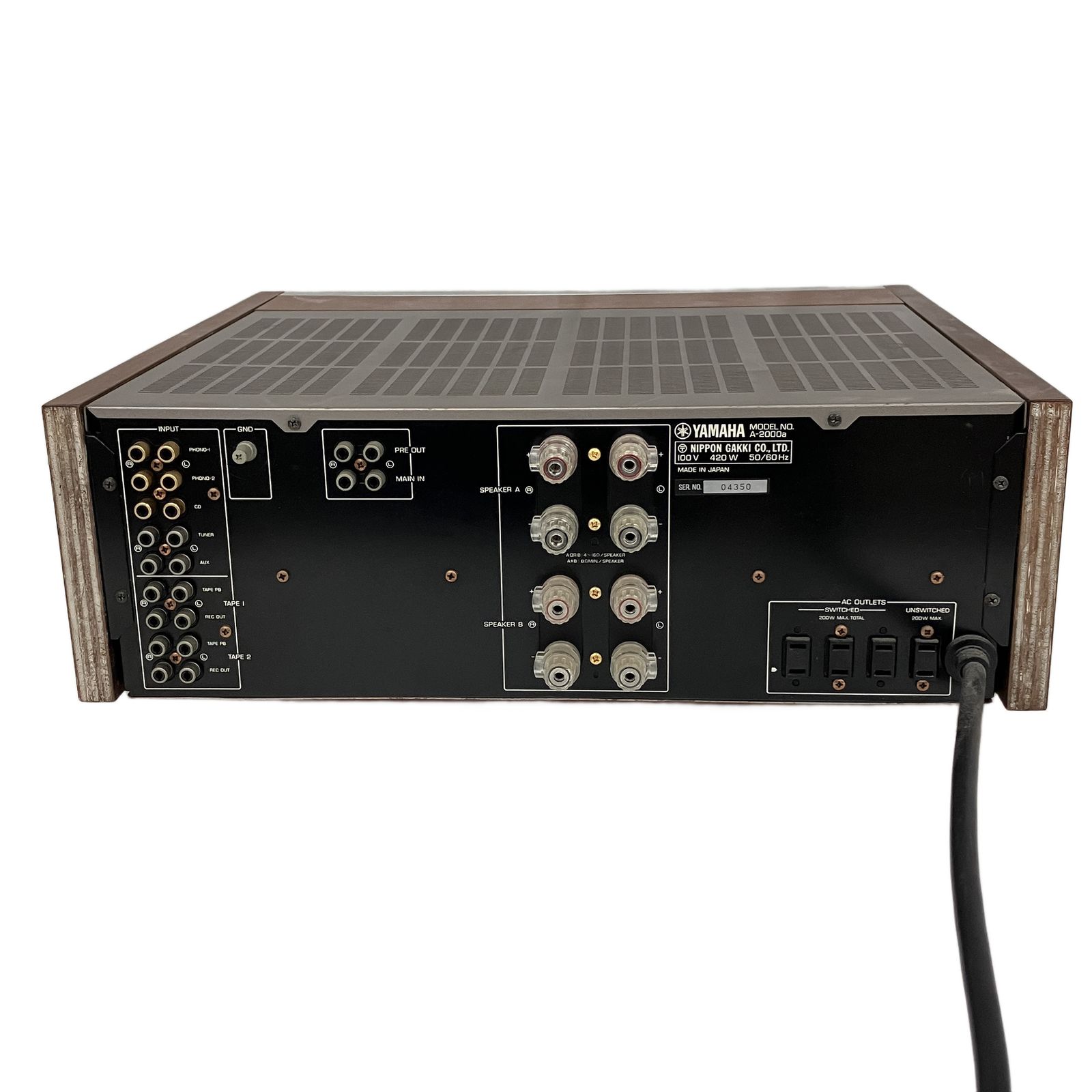 YAMAHA ヤマハ A-2000 プリメインアンプ 音響 オーディオ ジャンク