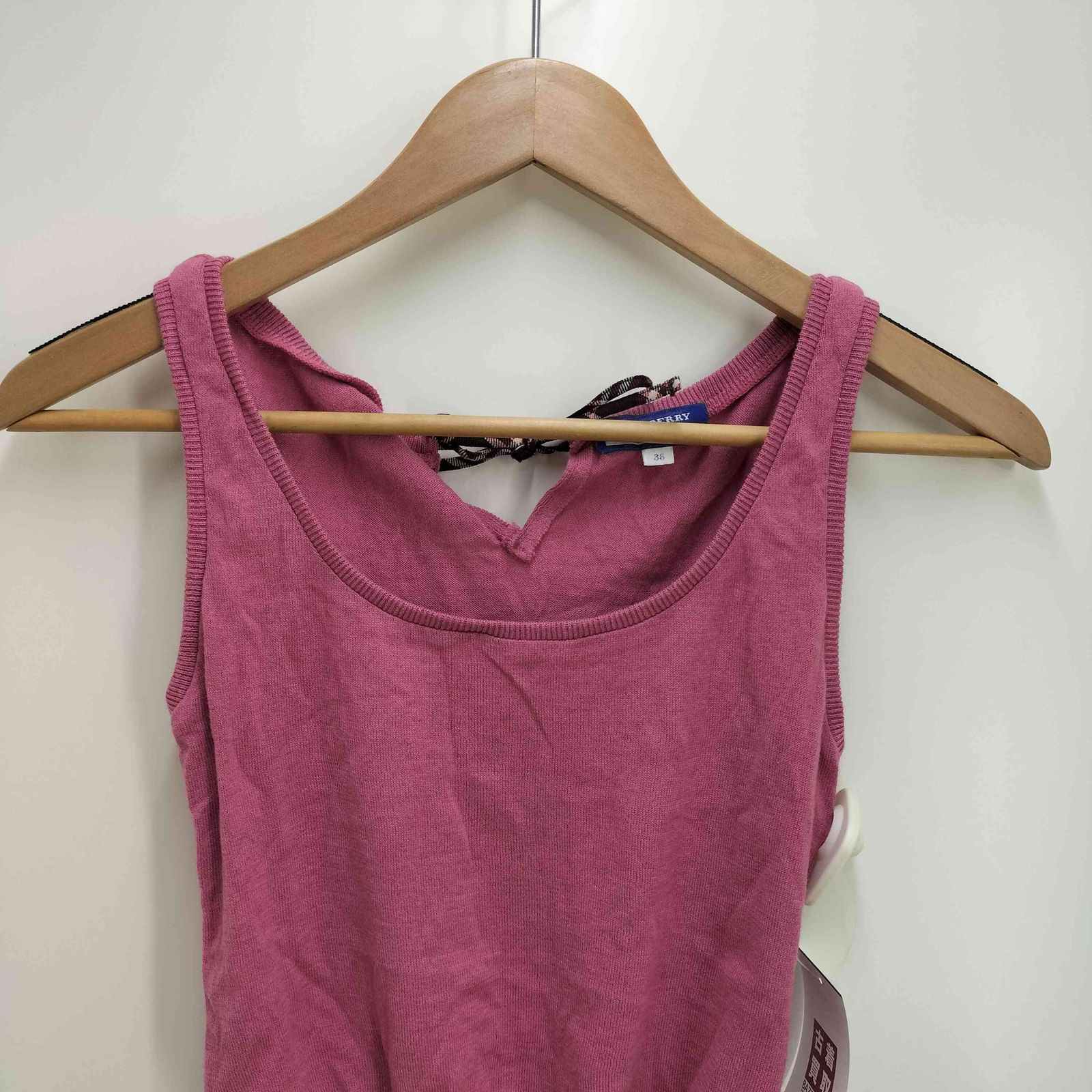 バーバリーロンドン BURBERRY LONDON チェックリボン ノースリーブ