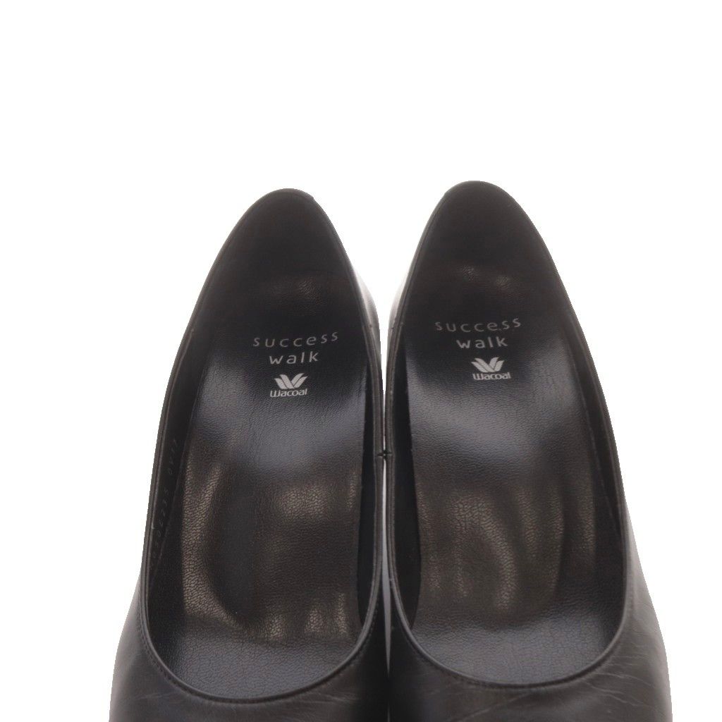 ワコール wacoal success walk パンプス レザー スクエアトゥ 23.5cm