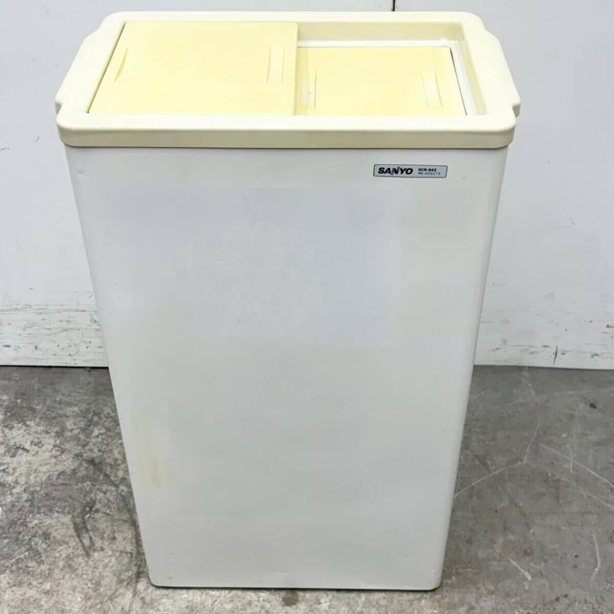 サンヨー 冷凍ストッカー SCR-S43 スライド扉 43L W520×D320×H850