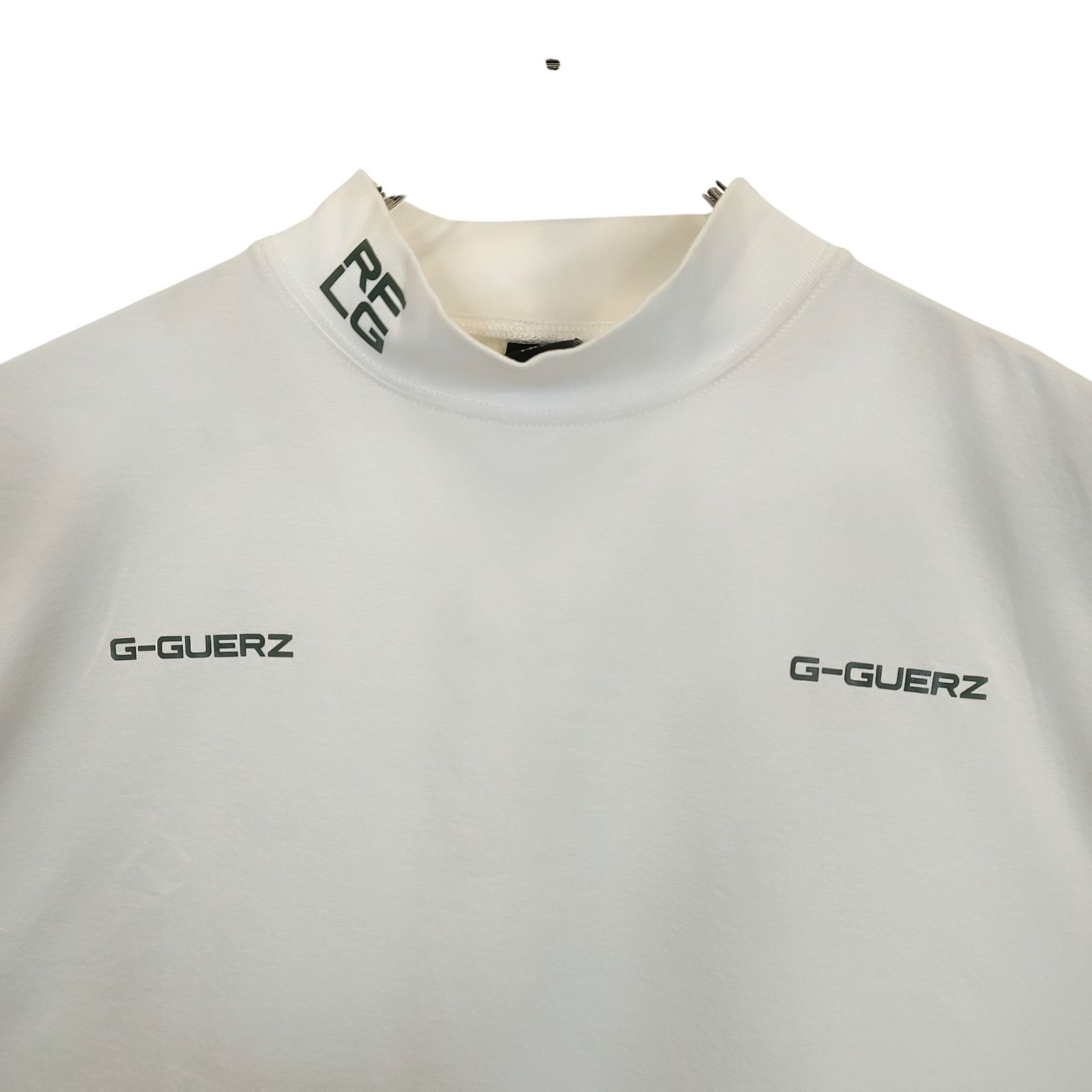 RUFFLOG モックネック新品ホワイト RUFFLOG ラフロッグ モックネック 半袖 Tシャツ RG412-MST601 S