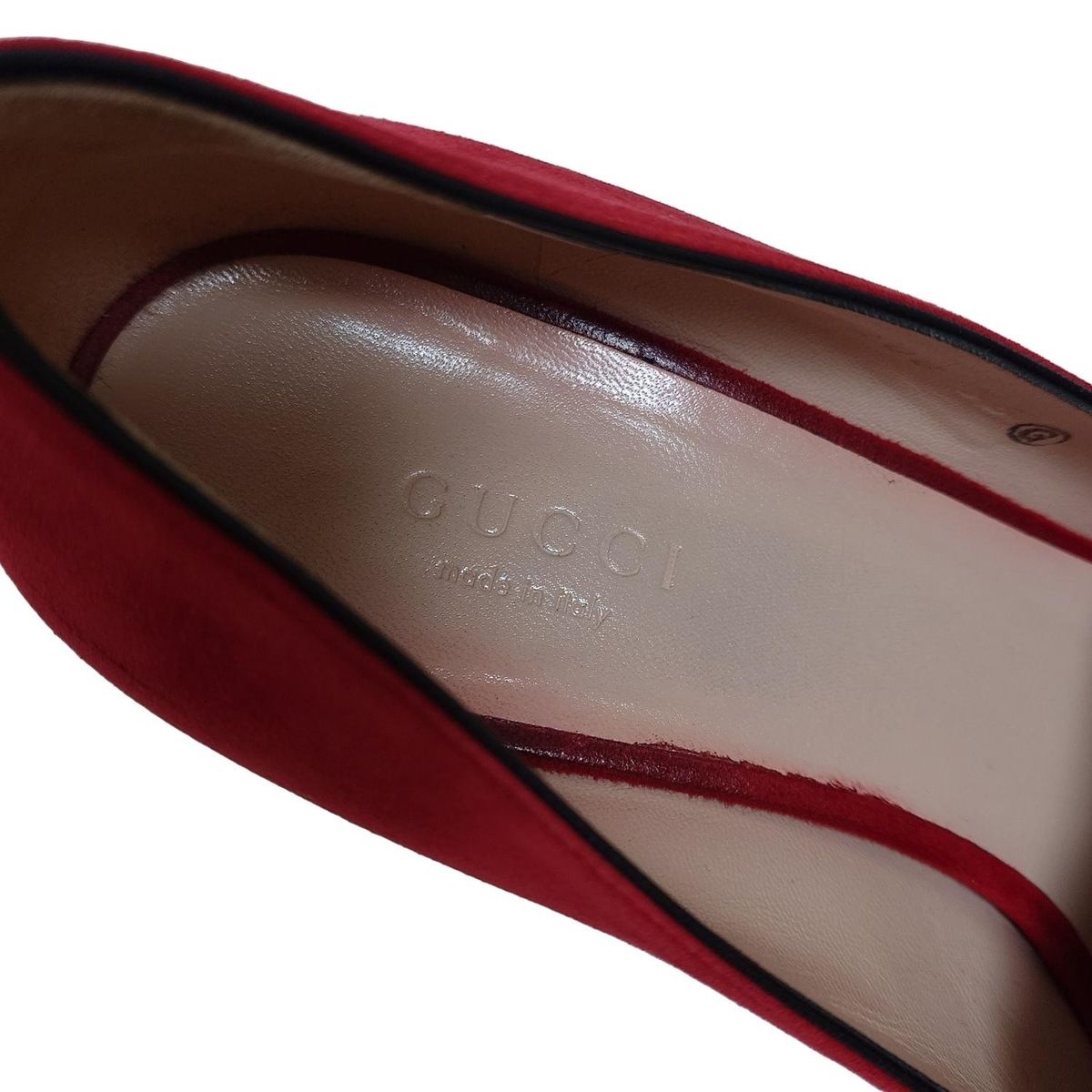 GUCCI(グッチ) パンプス 36 レディース GGマーモント 408208 レッド