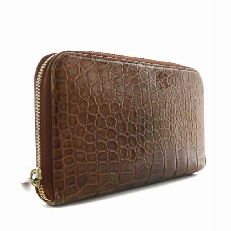 池田工芸 IKEDA Kohgei 長財布 クロコダイル レザー ラウンド