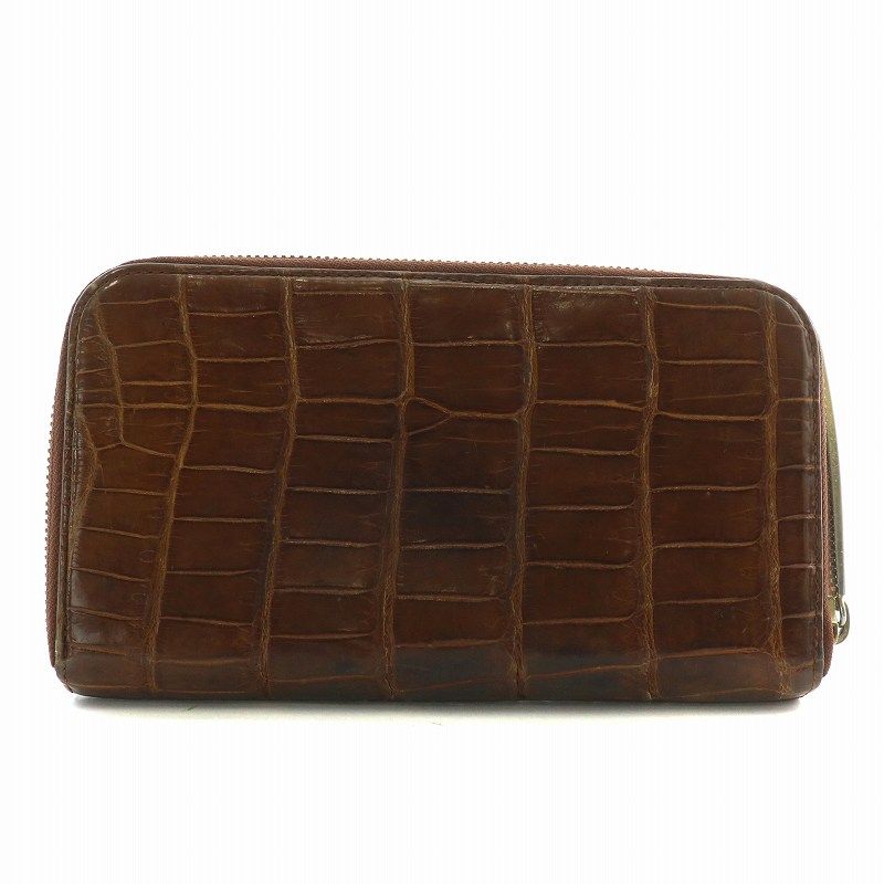 池田工芸 IKEDA Kohgei 長財布 クロコダイル レザー ラウンド