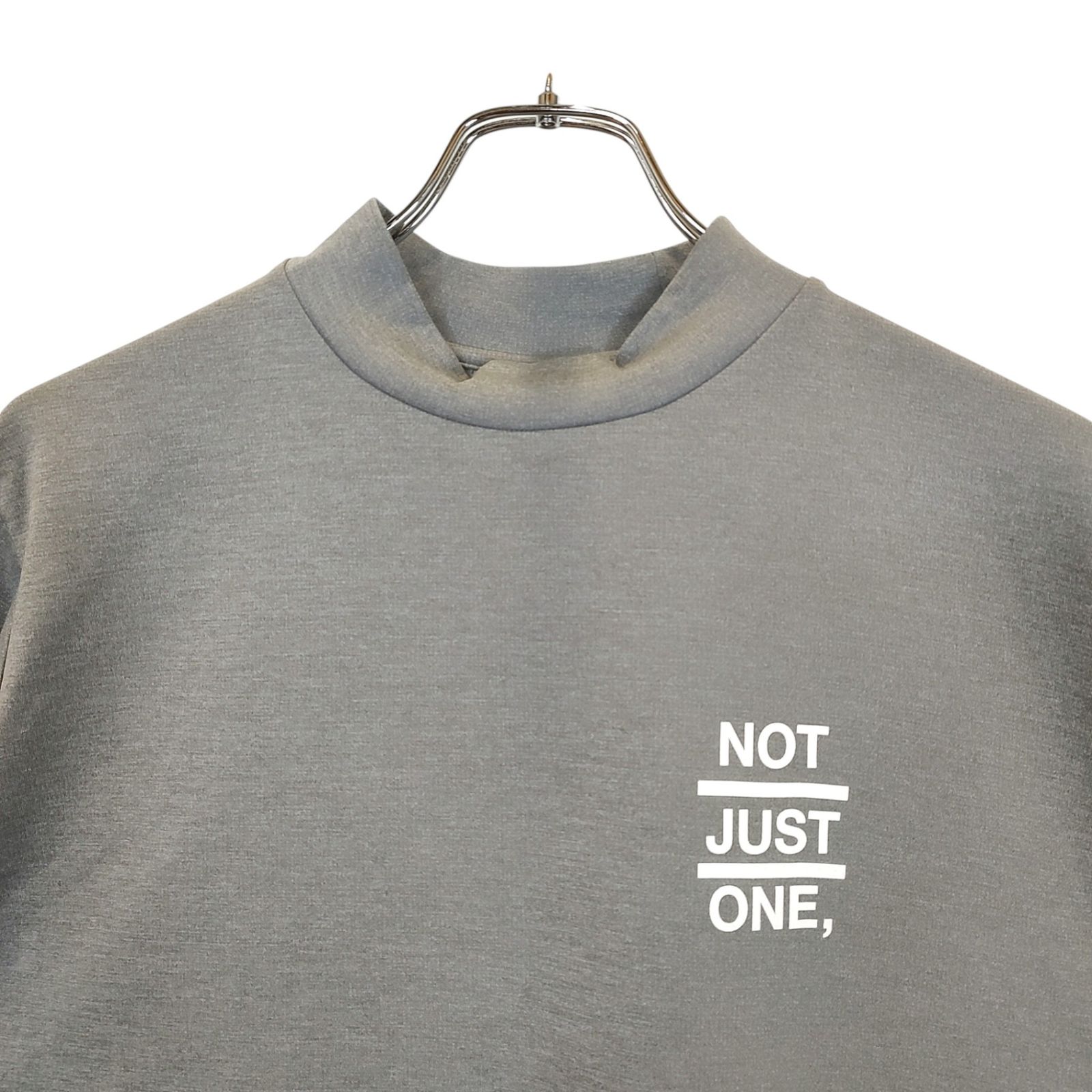 RUFFLOG ラフロッグ モックネック 半袖 Tシャツ M グレー メンズ