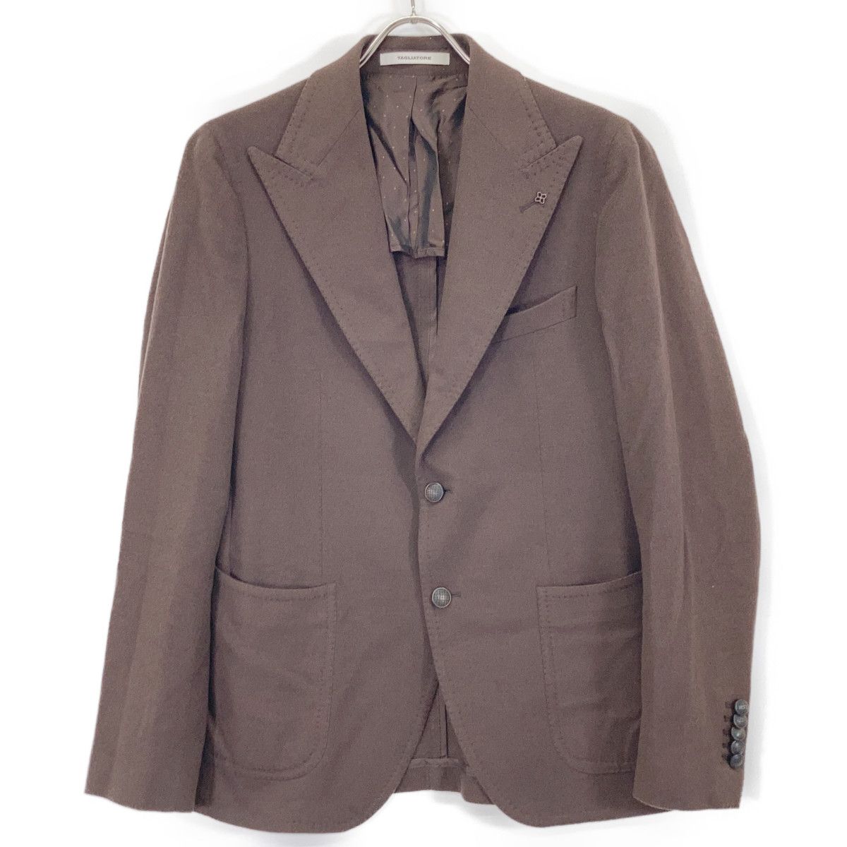 TAGLIATORE タリアトーレ ﾌﾞﾗｳﾝ G-PL26K PINOLERARIO ｳｰﾙﾌﾗﾝﾈﾙ ﾀﾞﾌﾞﾙ