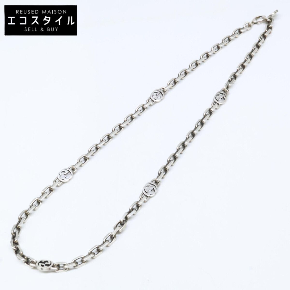 極美品》グッチ GUCCI グッチ 【美品】Ag925 インターロッキングG 