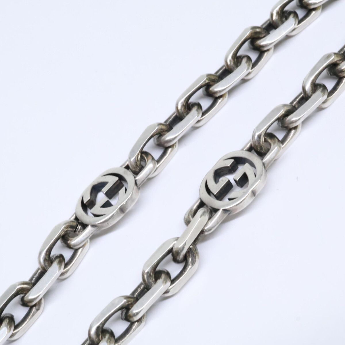 極美品》グッチ GUCCI グッチ 【美品】Ag925 インターロッキングG 