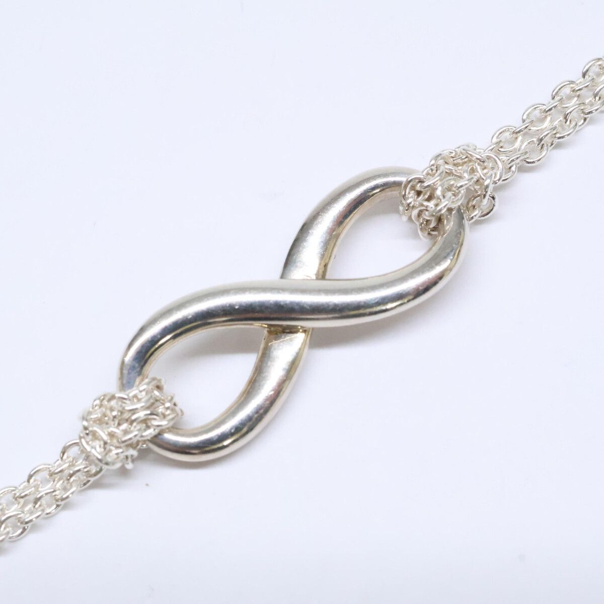 TIFFANY&Co. ティファニー 【美品】925 インフィニティ ダブルチェーン