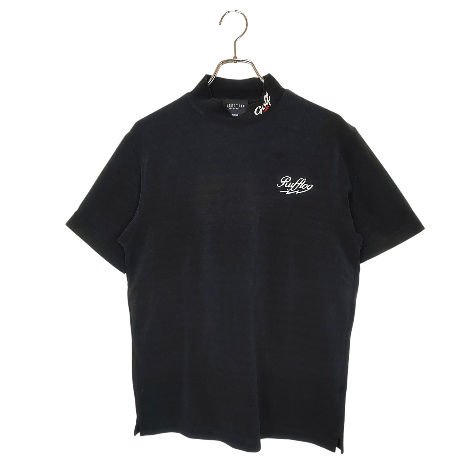 ELECTRIC エレクトリック ×RUFFLOG モックネック 半袖 Tシャツ 