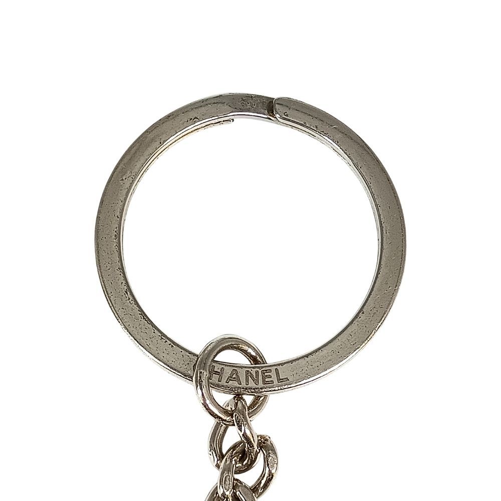 CHANEL シャネル 06C ココマーク キーリング キーホルダー シルバー
