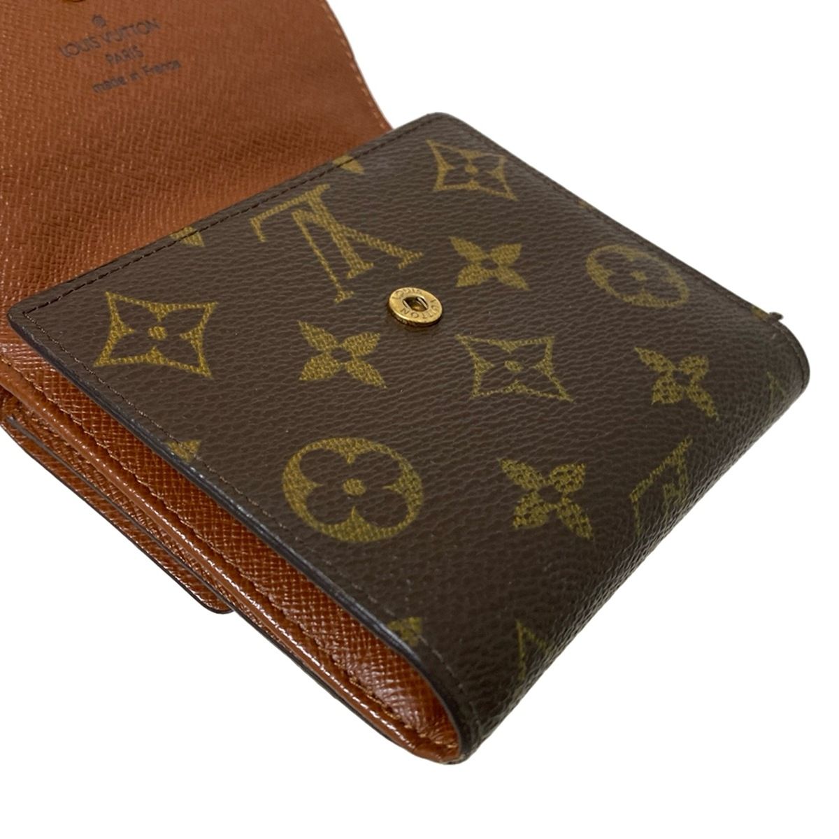 LOUIS VUITTON(ルイヴィトン) Wホック財布 モノグラム ポルトモネビエ