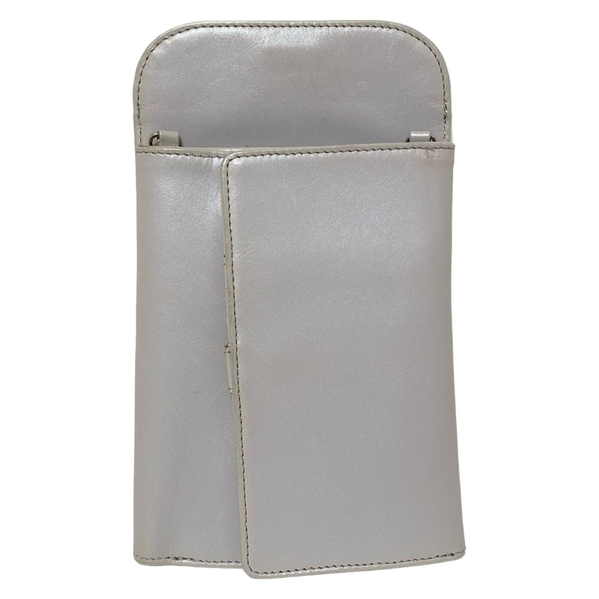 ANTEPRIMA(アンテプリマ) 3つ折り財布 - ライトグレー×シャンパン