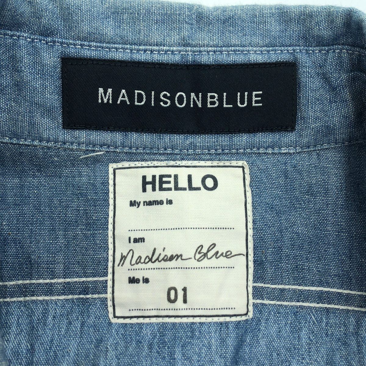 MADISON BLUE マディソンブルー 16AW HAMPTON CHAMBRAY SHIRT 