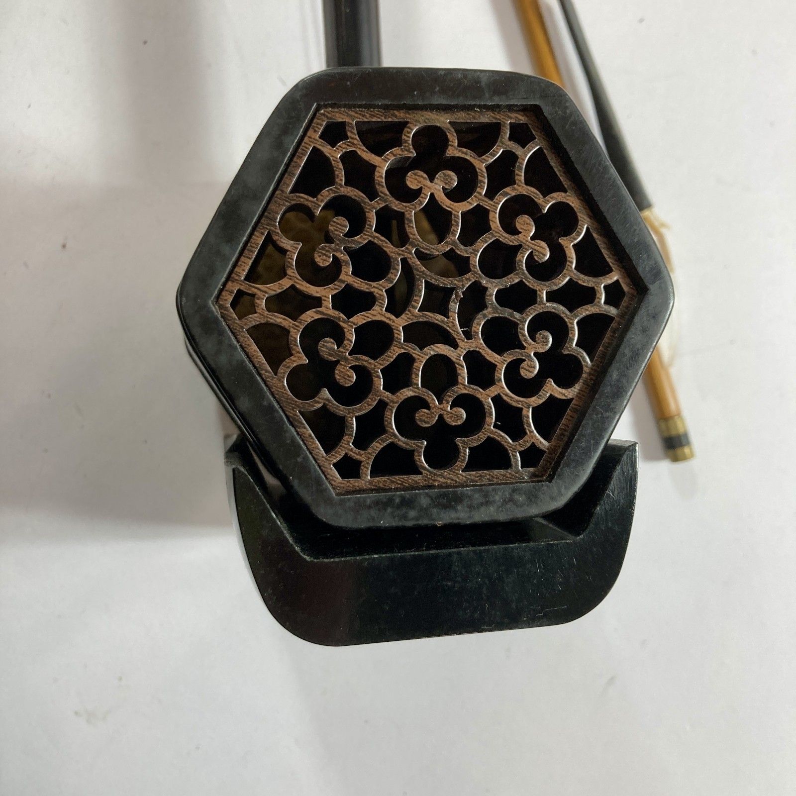 ☆ 希少 中国伝統楽器 上海民族楽器 二胡 蛇皮 淳煌牌ラベル 高級