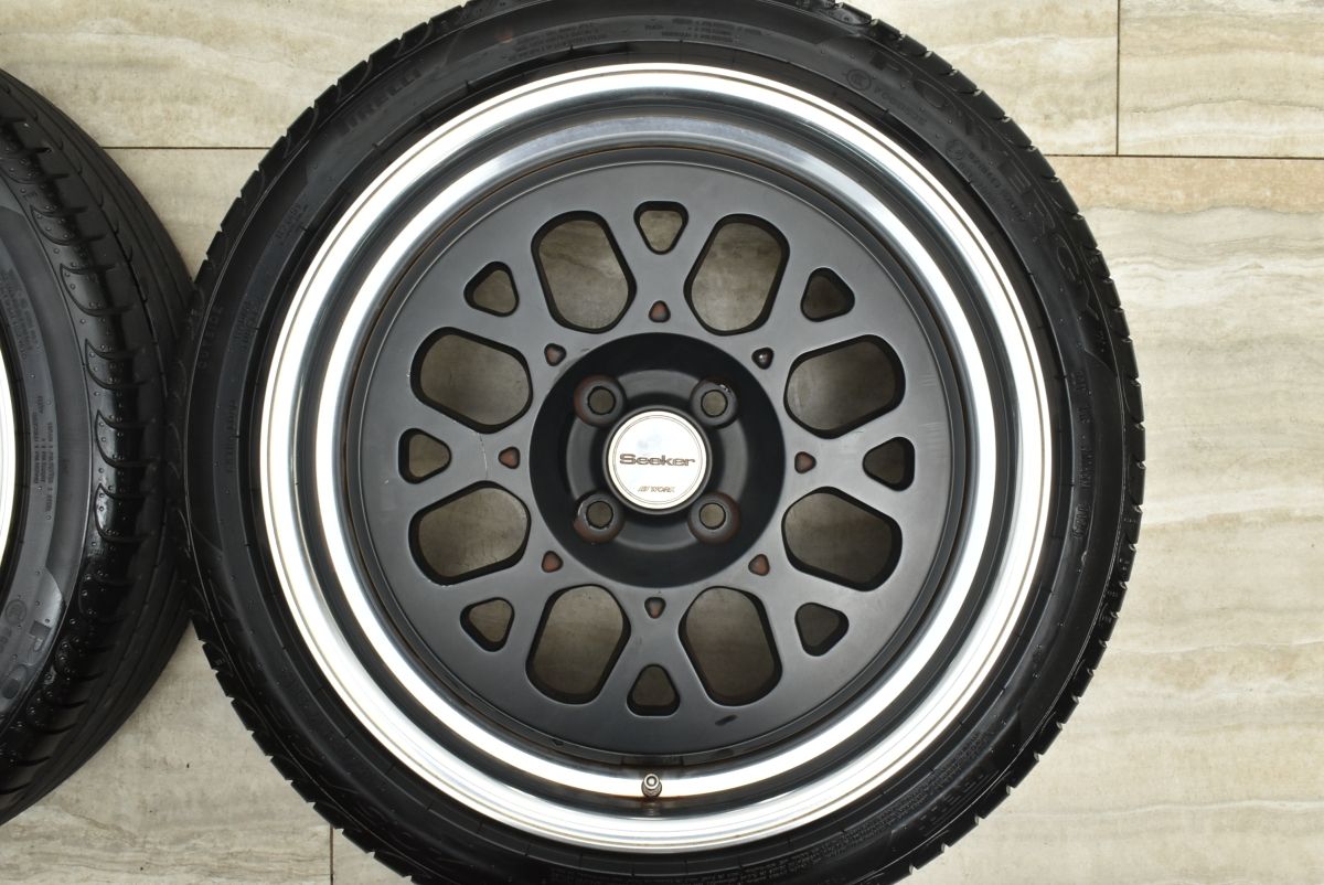人気ホイール 深リム】WORK SEEKER GX 17in 7J +48 PCD100 POWERGY 205