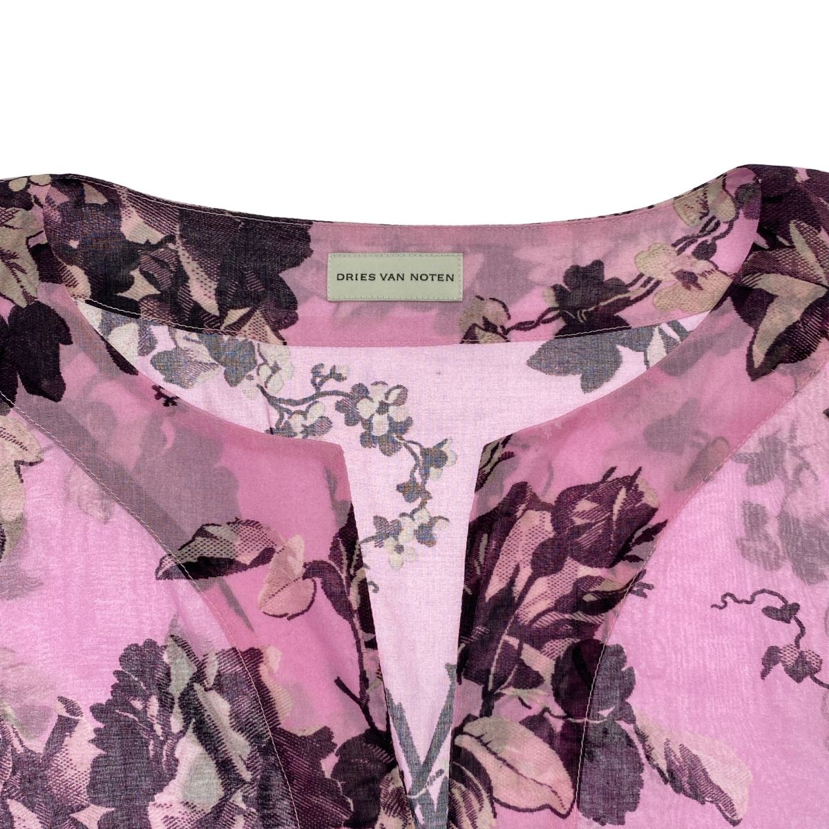 DRIES VAN NOTEN ドリスヴァンノッテン 20SS ボタニカルカフタンドレス