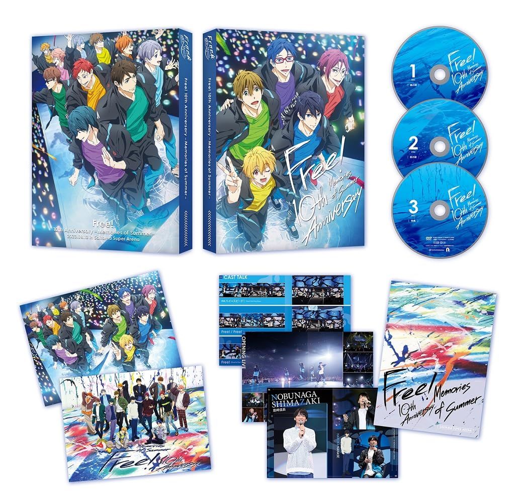 Free! 10 th Anniversary Memories of Summer 特典なし DVD 品