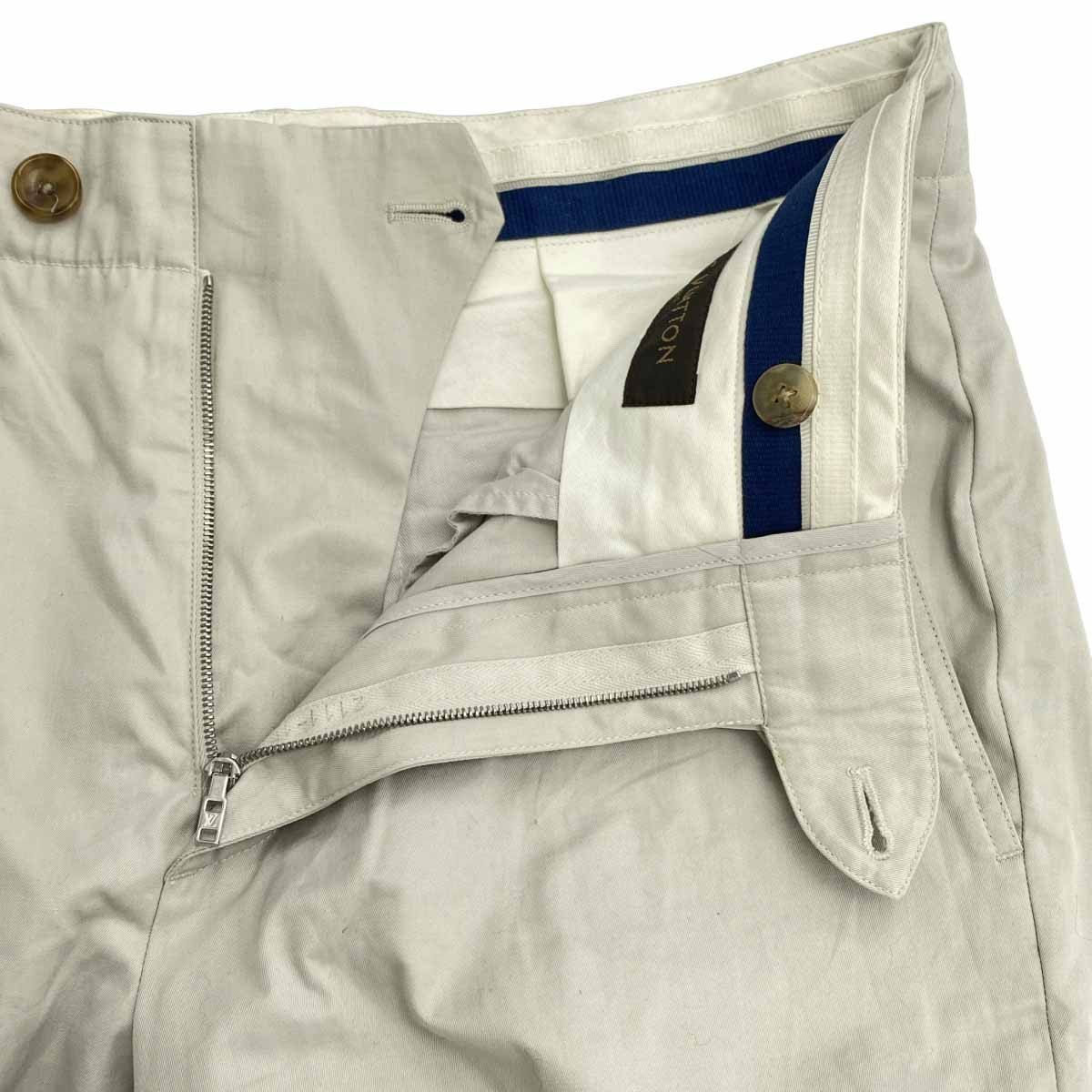 LOUIS VUITTON ルイヴィトン 12SS コットンチノパンツ グレー 36