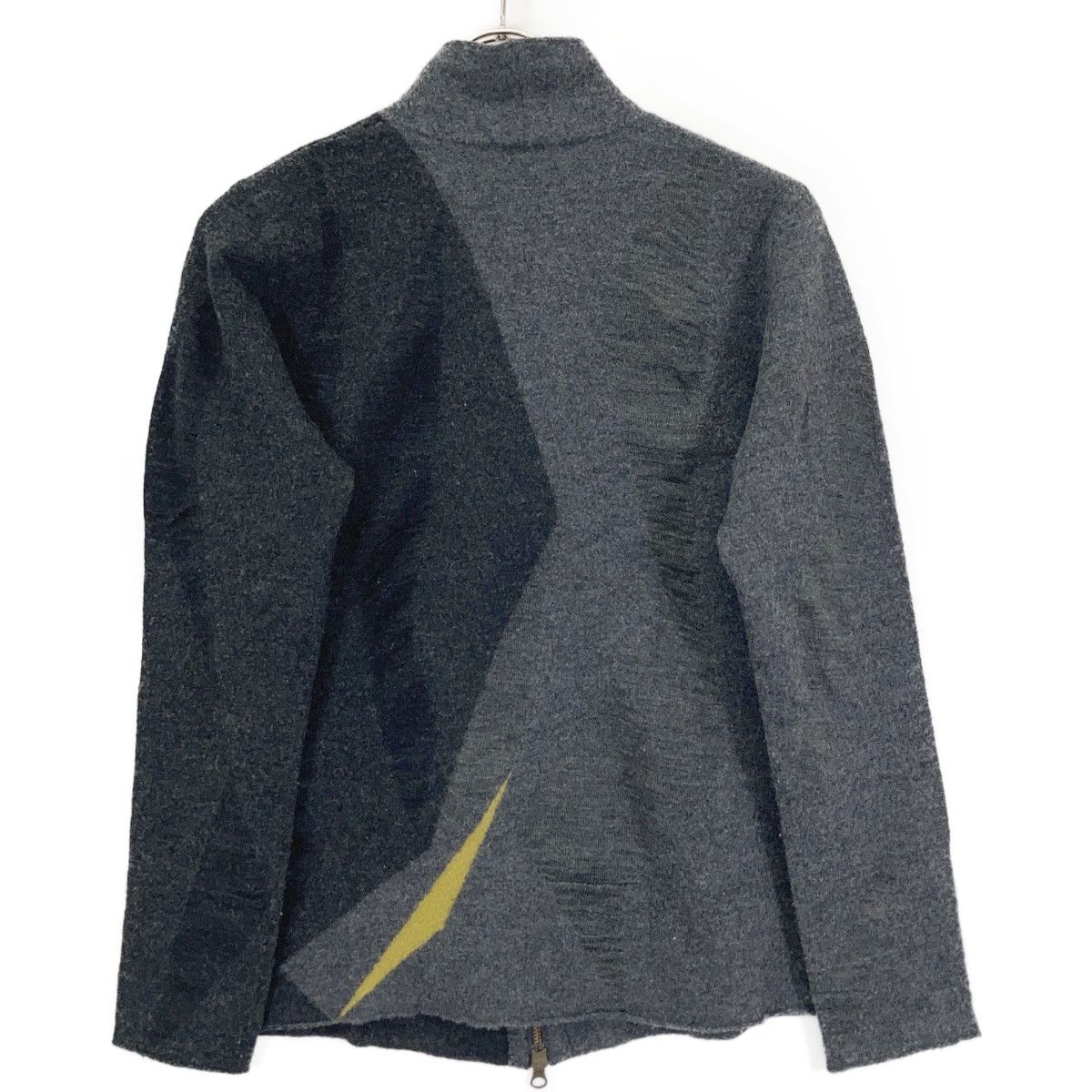 JURGEN LEHL ヨーガンレール ｸﾞﾚｰ×ｲｴﾛｰ ｼﾞｯﾌﾟｱｯﾌﾟ ｼﾞｬｹｯﾄ M - メルカリ