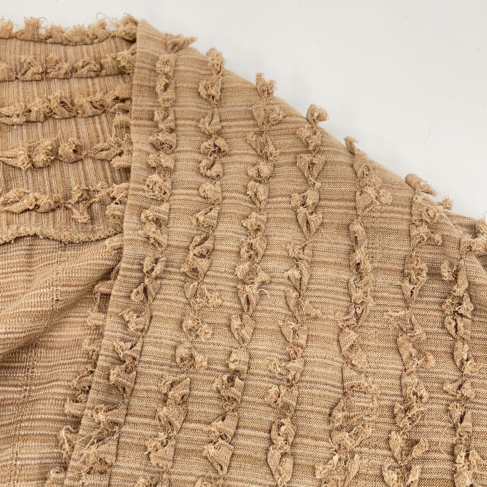 JURGEN LEHL ヨーガンレール ﾌﾞﾗｳﾝ ｺｯﾄﾝ ﾌﾘﾝｼﾞ ｶｰﾃﾞｨｶﾞﾝ M - メルカリ