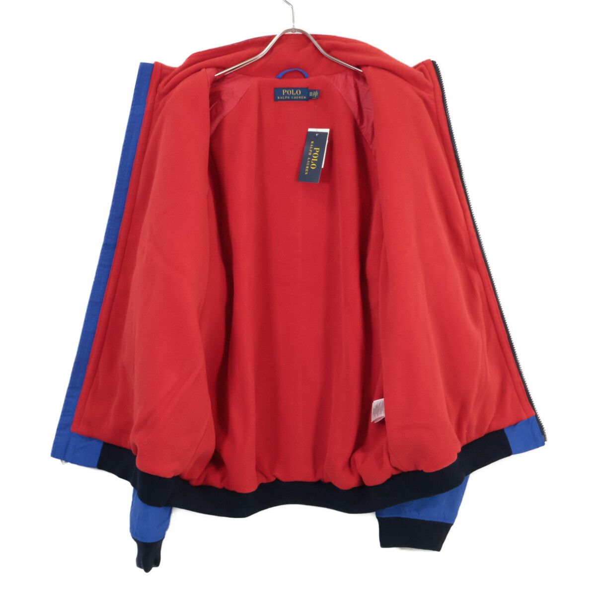 POLO RALPH LAUREN ポロ ラルフローレン ﾌﾞﾙｰ ﾅｲﾛﾝ ﾌﾘｰｽﾗｲﾆﾝｸﾞ ｼﾞｬｹｯﾄ