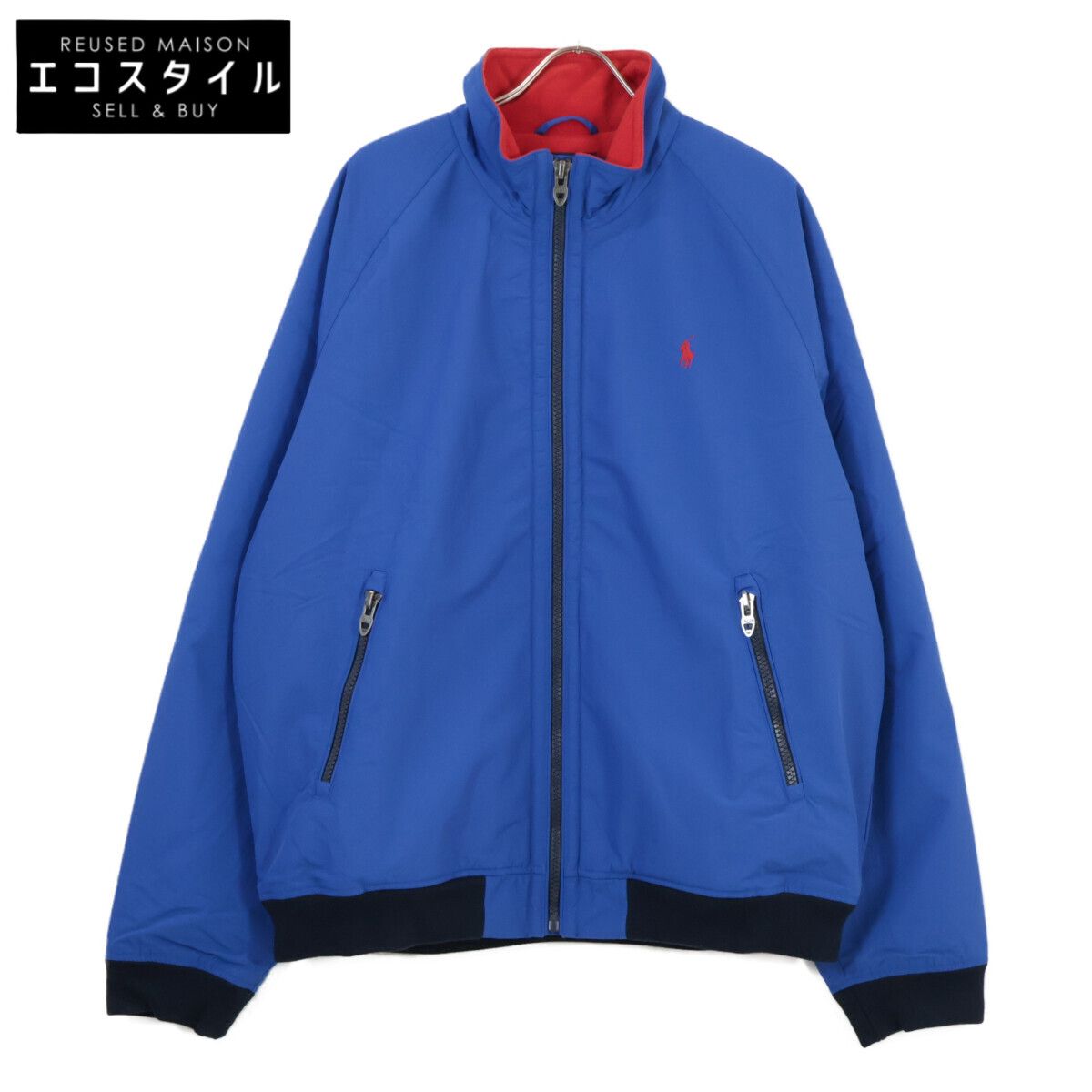 ラルフローレン　ライニングフリース　ナイロンジャケット POLO RALPH LAUREN ポロ ラルフローレン ﾌﾞﾙｰ ﾅｲﾛﾝ ﾌﾘｰｽﾗｲﾆﾝｸﾞ ｼﾞｬｹｯﾄ