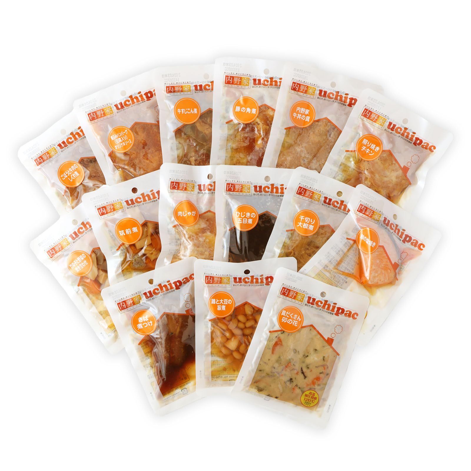 レトルト食品 おかず 惣菜 国産 15品目セット うちのや 無添加 長期保存 常温保存 詰め合わせ uchipac 内野家 非常食 保存食 備蓄 防災 その他 文房具 事務用品