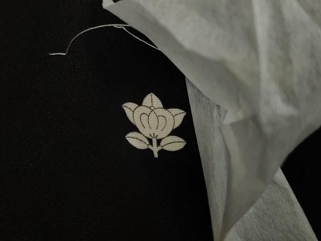 平和屋着物□女優・後藤久美子ブランド 黒留袖 駒刺繍 双鳥正倉院花文