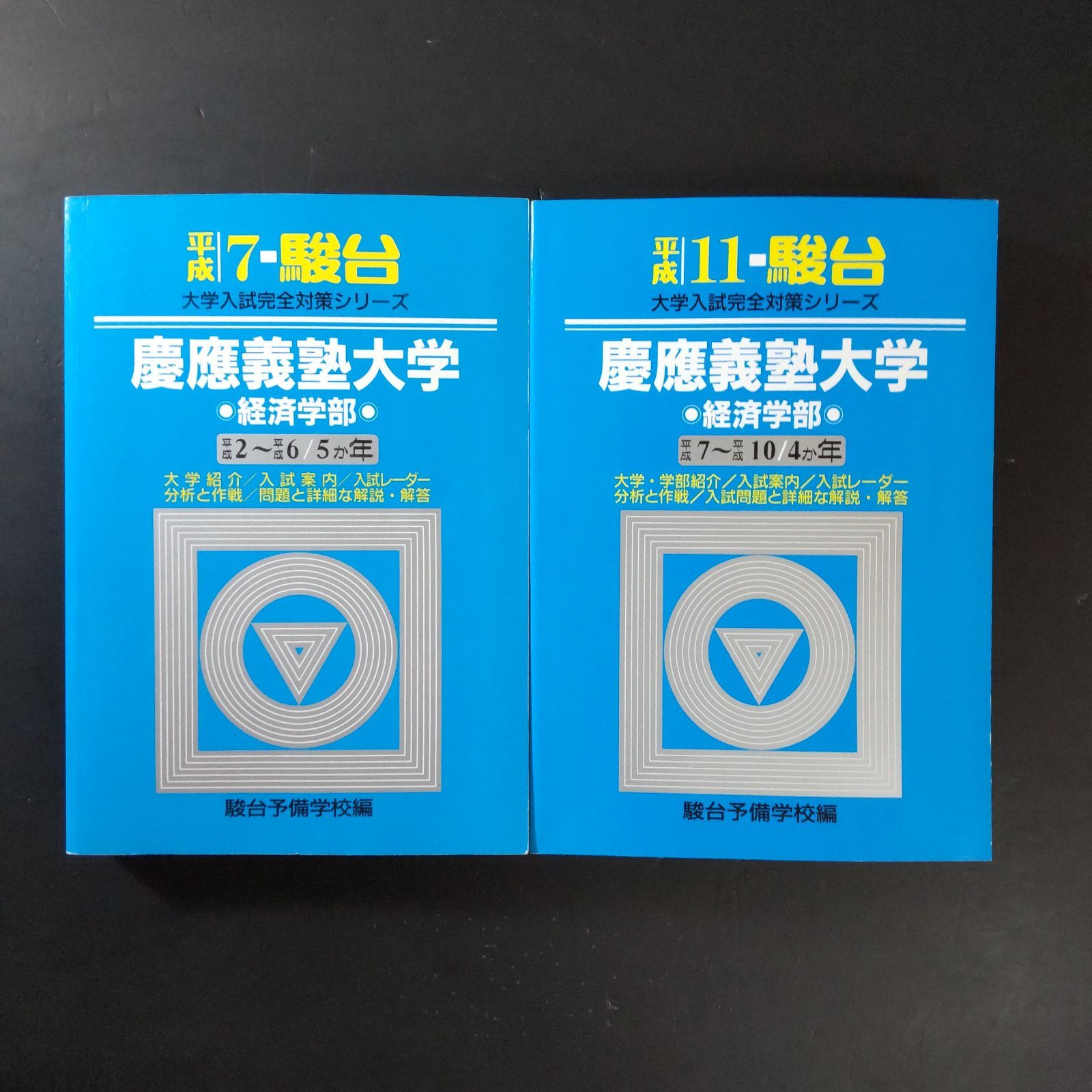 518】【2冊】慶應義塾大学 経済学部 書込みなし 平成7年 平成11年