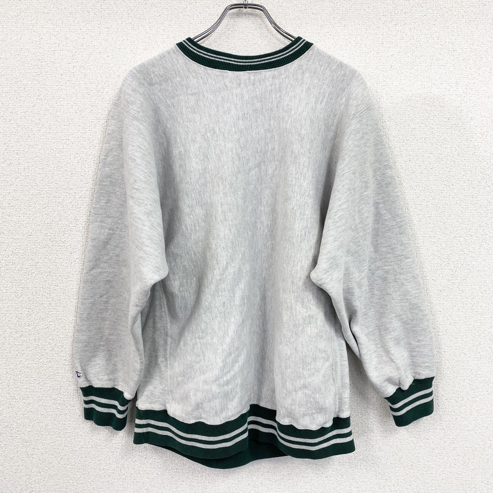 90s Champion リバースウィーブ 刺繍タグ サイズM グレー 古着 古着 used 90s Champion チャンピオン リバースウィーブ スウェット
