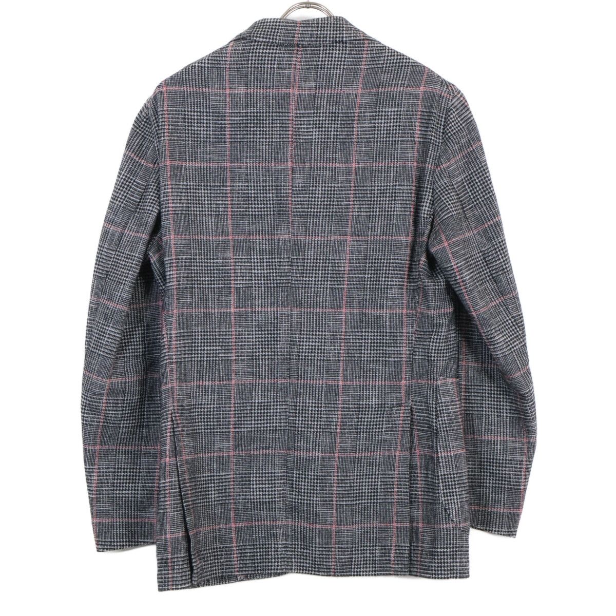 L.B.M.1911 エルビーエム1911 ｸﾞﾚｰ ｸﾞﾚﾝﾁｪｯｸ ｺｯﾄﾝ×ｳｰﾙ×ﾅｲﾛﾝ 2B ﾃｰﾗｰﾄﾞ